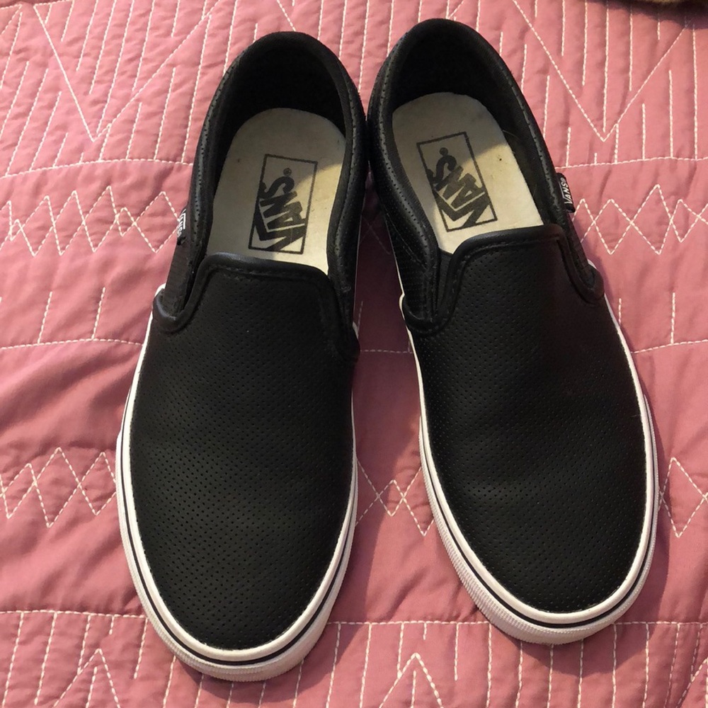 Leather Vans